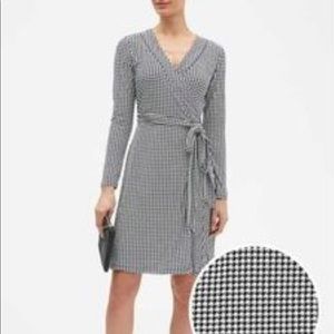 Banana Republic Wrap Dress - Elephant Print